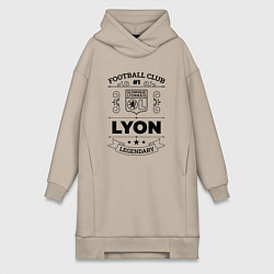 Женская толстовка-платье Lyon: Football Club Number 1 Legendary