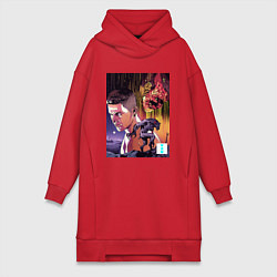 Женская толстовка-платье Werewolf soldier Shape-Shifters