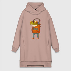 Женская толстовка-платье Лягуха на расслабоне