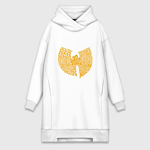 Женская толстовка-платье Wu-Tang - 30 Years / Белый – фото 1