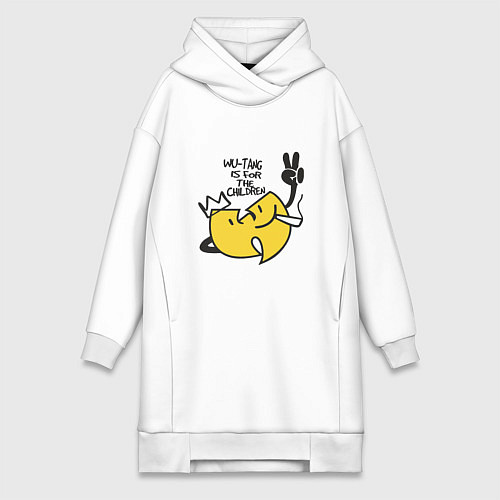 Женская толстовка-платье Wu-Tang Is For The Children / Белый – фото 1
