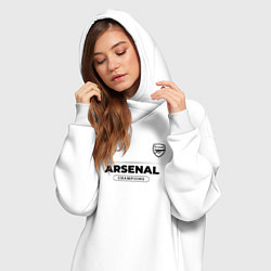 Женское худи-платье Arsenal Униформа Чемпионов, цвет: белый — фото 2