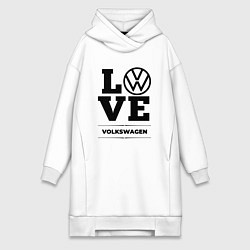 Женская толстовка-платье Volkswagen Love Classic