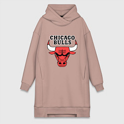 Женская толстовка-платье Chicago Bulls