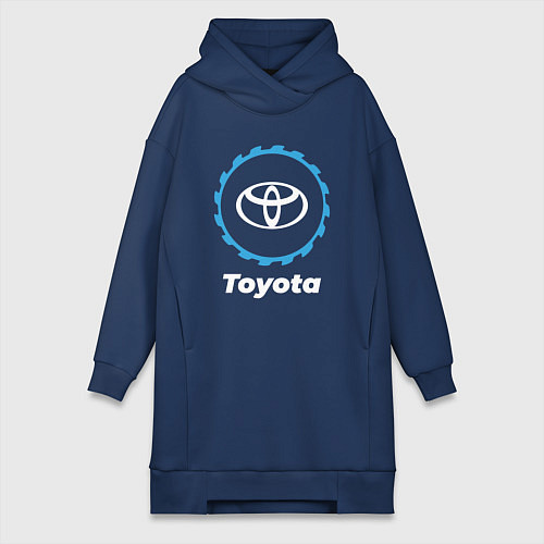 Женская толстовка-платье Toyota в стиле Top Gear / Тёмно-синий – фото 1