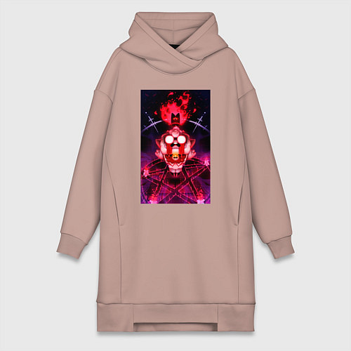 Женская толстовка-платье Cult of the Lamb - Призыв / Пыльно-розовый – фото 1