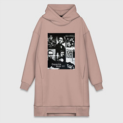 Женское худи-платье Depeche Mode 101 Vintage 1988, цвет: пыльно-розовый
