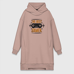 Женская толстовка-платье The best gamer imp