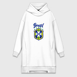 Женская толстовка-платье Brasil Football