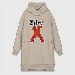 Женская толстовка-платье Slipknot fan art