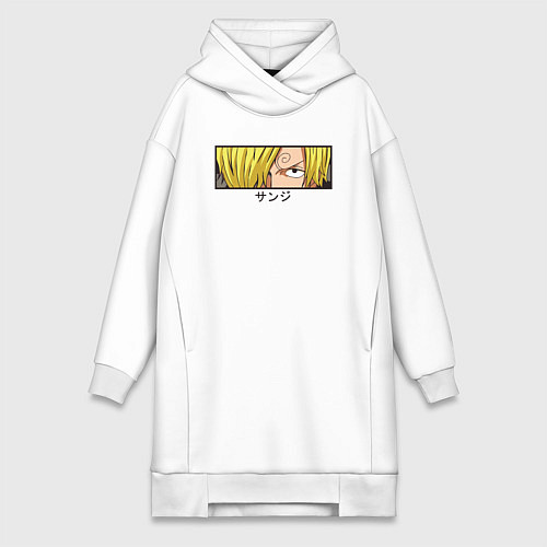 Женская толстовка-платье Санджи / Белый – фото 1