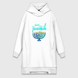 Женская толстовка-платье Happy Hanukkah