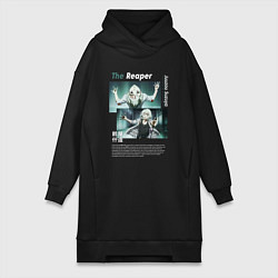 Женское худи-платье Джузо Сузуя, цвет: черный