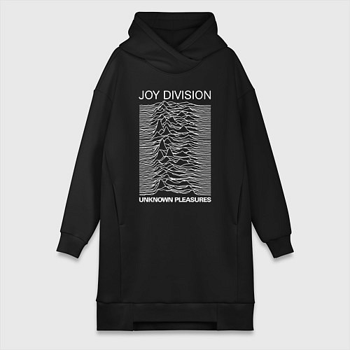 Женская толстовка-платье Joy Division / Черный – фото 1