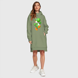 Женское худи-платье Йоши, цвет: авокадо — фото 2