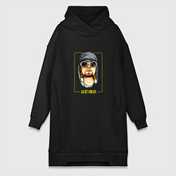 Женская толстовка-платье Kurt Cobain musician