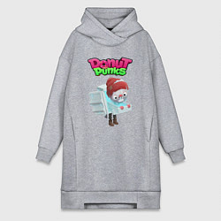 Женская толстовка-платье Фризи