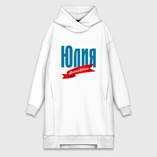 Женская толстовка-платье Юлия - ограниченный выпуск / Белый – фото 1