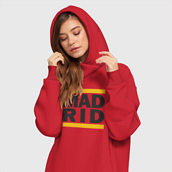 Женское худи-платье Run Real Madrid, цвет: красный — фото 2