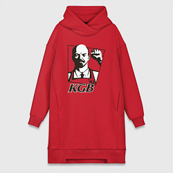 Женская толстовка-платье KGB Lenin