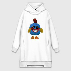 Женское худи-платье Хагги Вагги Chicken - Chicken Gun, цвет: белый