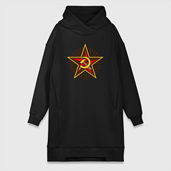Женская толстовка-платье Star USSR