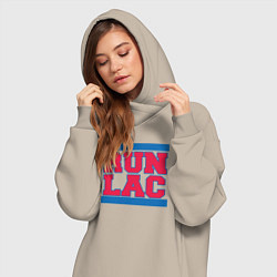 Женское худи-платье Run Clippers, цвет: миндальный — фото 2