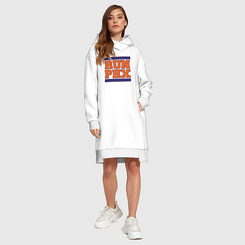 Женская толстовка-платье Run Phoenix Suns / Белый – фото 4
