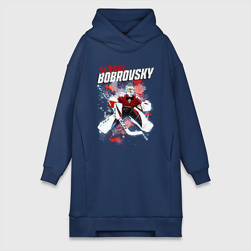 Женская толстовка-платье Бобровский Флорида Пантерз / Тёмно-синий – фото 1