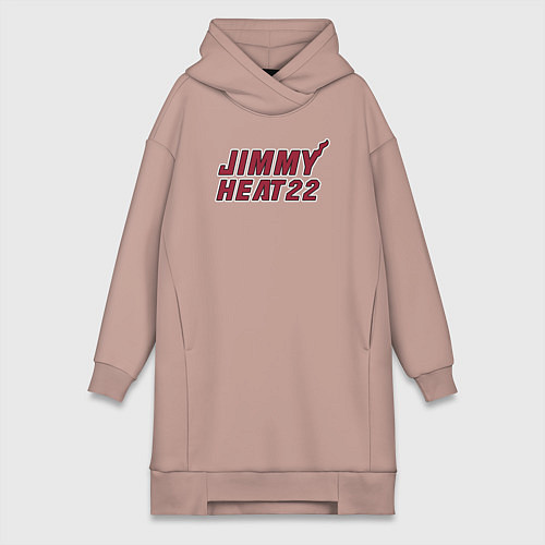 Женская толстовка-платье Jimmy Heat 22 / Пыльно-розовый – фото 1