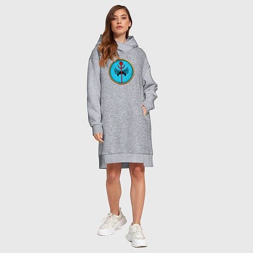 Женская толстовка-платье Понт Rome: Total War / Меланж – фото 4