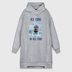 Женская толстовка-платье Ice Cube in ice cube