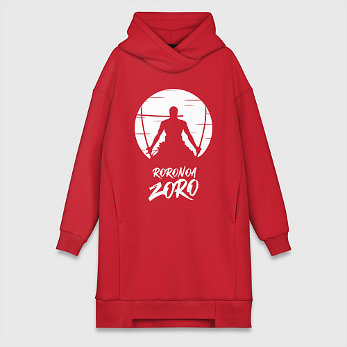 Женская толстовка-платье Ророноа Зоро / Красный – фото 1