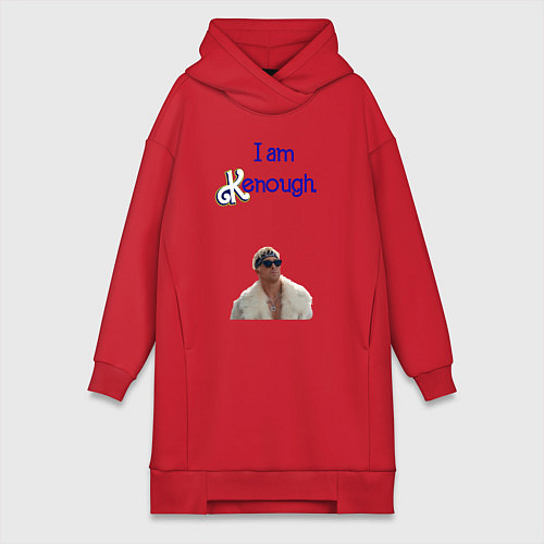 Женская толстовка-платье Im Kenough / Красный – фото 1