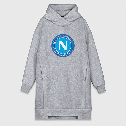 Женская толстовка-платье Napoli fc sport / Меланж – фото 1