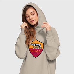 Женское худи-платье Roma sport fc, цвет: миндальный — фото 2