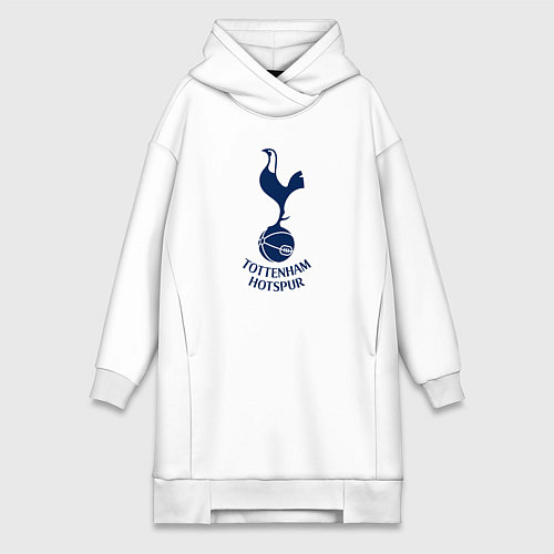 Женская толстовка-платье Tottenham Hotspur fc sport / Белый – фото 1