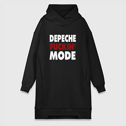 Женская толстовка-платье Depeche Funkin Mode