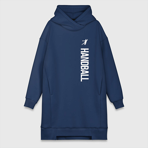 Женская толстовка-платье Гандбол / Тёмно-синий – фото 1