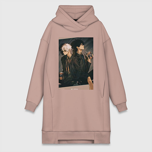 Женская толстовка-платье Гуан Лу Сяоши Чэн / Пыльно-розовый – фото 1