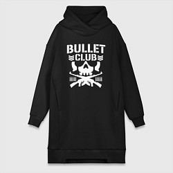 Женское худи-платье Bullet Club, цвет: черный