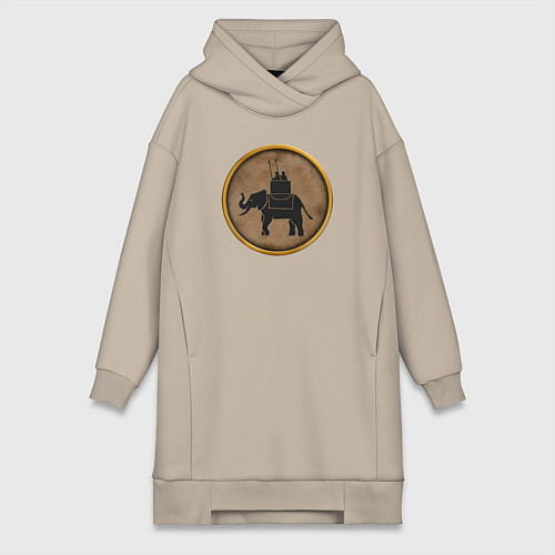 Женская толстовка-платье Мятежники-карфагеняне Rome: Total War / Миндальный – фото 1