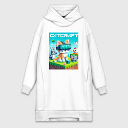 Женская толстовка-платье Catcraft - collaboration ai art