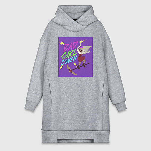 Женская толстовка-платье Плохие девушки / Меланж – фото 1