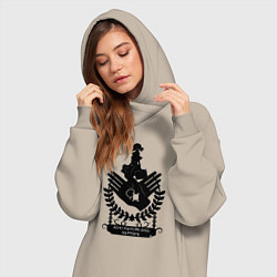 Женское худи-платье Вайолет Эвергарден, цвет: миндальный — фото 2