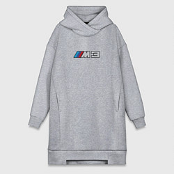 Женское худи-платье Amg logo, цвет: меланж