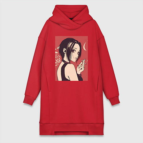 Женская толстовка-платье Нана Осаки Вокалистка / Красный – фото 1