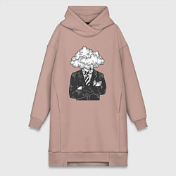 Женская толстовка-платье Босс туча