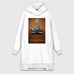 Женская толстовка-платье Mercedes-benz автомобиль