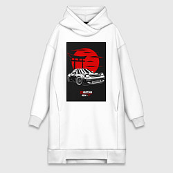 Женская толстовка-платье Mazda rx-7 jdm style